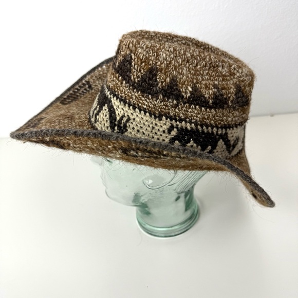 Vintage Peruvian Alpaca Wool Western Hat - Picture 3 of 9